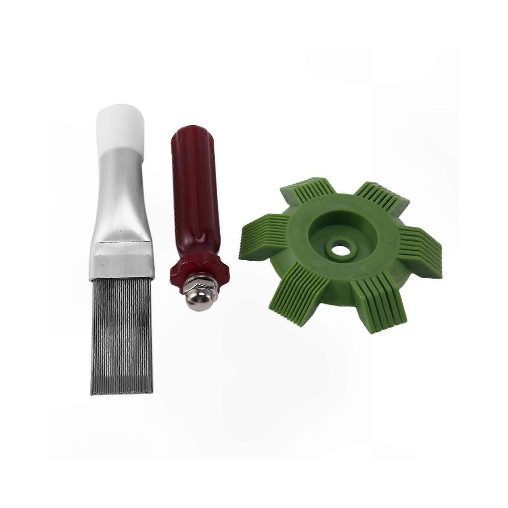 Air Conditioning Fin Comb Tool For Evaporator And Condenser Coil Straightening Repairs Green/White 4582655274594