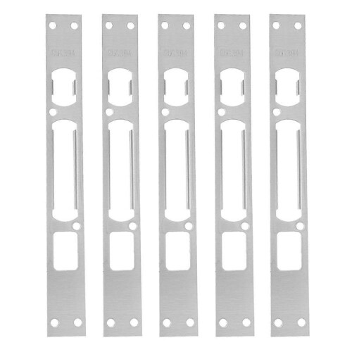 Reinforced Strike Plate Protect Weak Points Door Lock Security Plate Thick Workmanship 5Set
