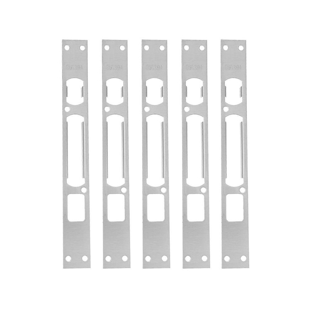 Reinforced Strike Plate Protect Weak Points Door Lock Security Plate Thick Workmanship 5Set 4582655274501