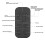 Bluetooth Remote Control Page Turner 9 Keys Rechargeable 150mAh Black 6