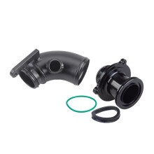 Turbocharger Inlet Pipes 90 Intake Pipe with Muffler Pipe Compatible with Mk7 A3 8v S3 S1 Tt Leon Ea888 Gen3 Engine