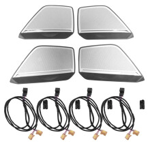 Cache-Haut-Parleur de Porte pour A6 C8 A7, avec Éclairage LED 30 Couleurs