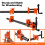 Pipe Clamp, Hand-Cranked Pipe Clamp, Heavy-Duty Clamp, Fixing Clamp, 6-Point Pipe Clamp 6