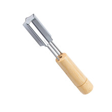 Stainless Steel Star Shaped Cookie Mold with Wooden Handle for Baking