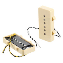Jeu de Micros JM pour Guitare Électrique Jazzmaster : Micros Simple Bobinage Manche et Chevalet