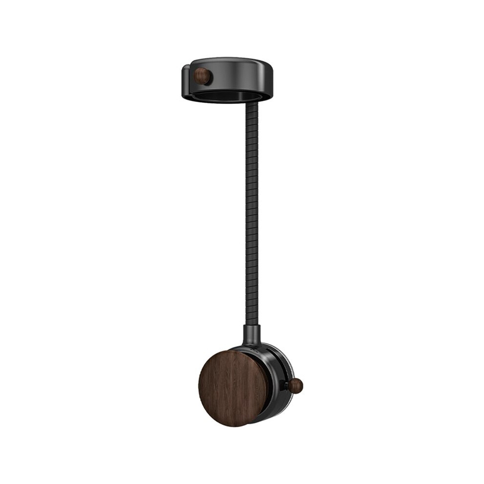 Tauoh Rotatable Hair Dryer Holder Bathroom Non-Punching Wall-Mounted Wind Duct Storage Rack Adjustable Hair Dryer Storage Rack