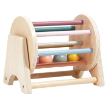 Infant Wooden Toys Coin  Busy Drum Baby Teaching Aid Gifts Color Shape Cognition Match Educational Sensory Toy