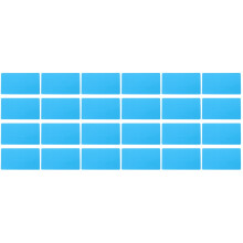 100Stk Flexible Blaue Visitenkarten Für DIY Namenskarten Mit Gravur
