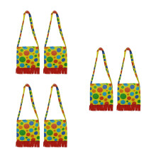 6Pcs Multi Clown Accessories Bags for Men Durable Fabric Circus Props