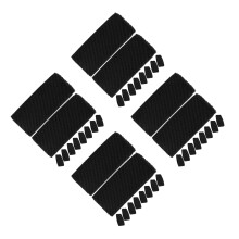 40Pièces Clips De Ceinture Nylon Extensible Noir Pour À