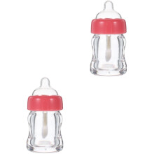 30Stk Leere Lippenpflegestifte Babyflasche Rosa Für Reisen