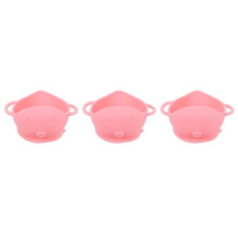 3Stk Baby Essgeschirr Silikon Saugteller Cartoon Schwein