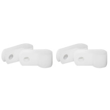 200Stk Kabelclip R-Type Transparent Nylon Für Büro Kabelorganizer