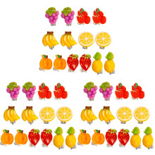 21Paare Resin Ohrclips Kinder Clip-on Ohrringe Schmuck