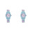 2Stk Kinderuhr Flamingo Himmelblau 8