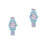 2Stk Kinderuhr Flamingo Himmelblau 9