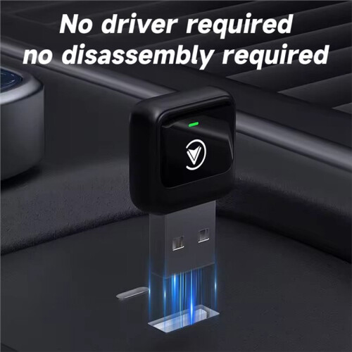 Car Wireless Carplay Android Auto 2in1 Box Plug& Wired to Wireless Dongle CarPlay Android Auto   Box 1