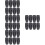 32Pièces Tapis Noir Protection Sol Durable 10