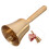 5Pcs Golden Loud Hand Bells for Dinner Call Service Bell Kitchen Use 10