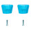 2Ensembles Accessoires De Frein Patinage Bleu Durable Et Ajustable 1