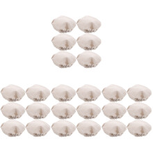 24Pièces Couvre-Bocaux Tissu Stable Pour Usage