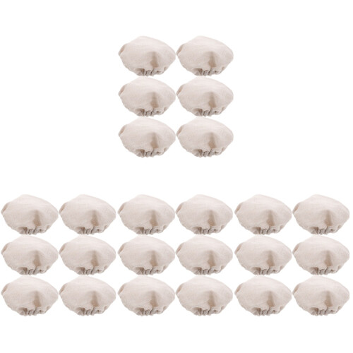 24Pièces Couvre-Bocaux Tissu Stable Pour Usage