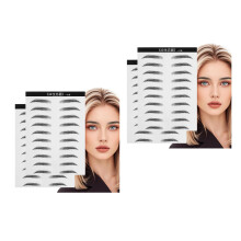 20Paires Autocollants Sourcils Waterproof Pour