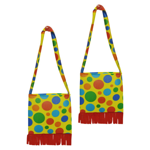 6Pcs Multi Clown Accessories Bags for Men Durable Fabric Circus Props 1