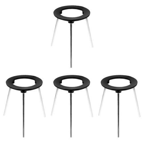 4Pcs Stable Iron Burner Tripod Stand for Laboratory Use