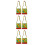 6Pcs Multi Clown Accessories Bags for Men Durable Fabric Circus Props 5