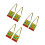 6Pcs Multi Clown Accessories Bags for Men Durable Fabric Circus Props 6