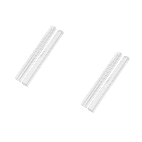 4Pcs Acrylic Clay Rolling Pin Set Clear Hollow Solid for Art Projects