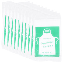 200Stk Einweg-Schürzen Transparent Kunststoff