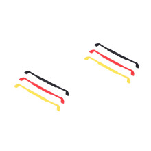 6Pièces Lunettes Silicone Antiglisse Pour Activités Couleurs Mix