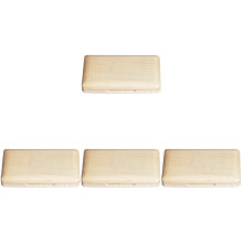 4Stk Holz Oboenblatt Box Transparent Praktisch Robuster Organizer