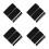 40Pièces Clips De Ceinture Nylon Extensible Noir Pour À 5