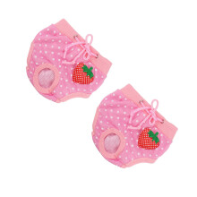 2Pièces Shorts Physiologiques Pour Rose Lavable