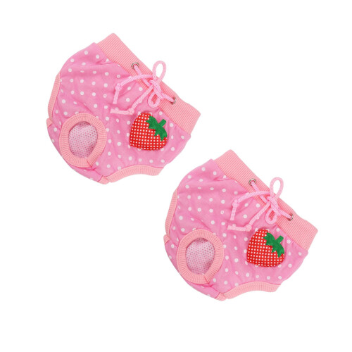 2Pièces Shorts Physiologiques Pour Rose Lavable