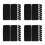 40Pièces Clips De Ceinture Nylon Extensible Noir Pour À 6