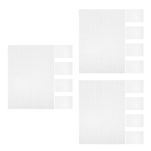 15Pcs Stainless Steel Wire Mesh Screen Silver for Home DIY Filter Vent