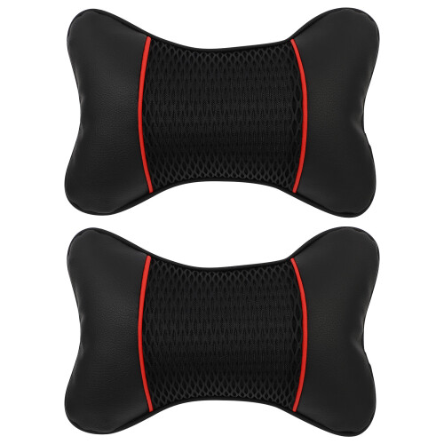 6Pcs Car Neck Pillow Waist Cushion Universal