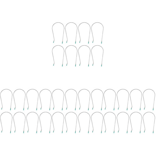 32Pièces Pinces Fixation Bigoudis Chauffants Argentées En Acier