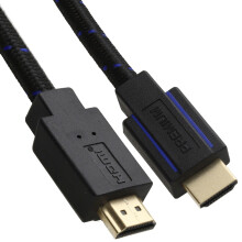 Premium CERTIFIED UHD 8K 60Hz / 4K 120Hz HDR HDMI 2.1 Braided Cable Black Lead 1.8m
