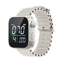 Wearable Metronome Watch Vibrating Metronome Multi-Function Sport Running Beat Counting Watch for Guitar Piano Drums B