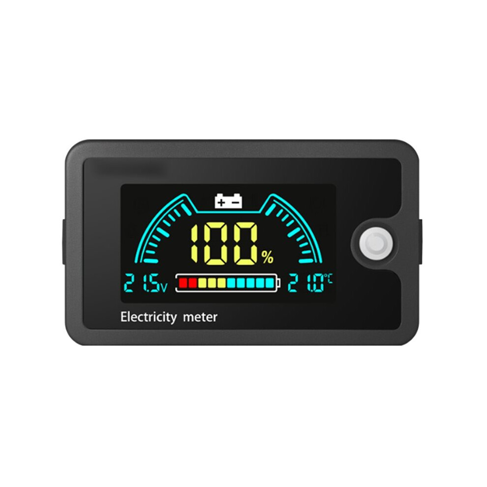 8-100V Lcd Digital Voltmeter For Ternary/Lithium Iron Phosphate/Lead Acid Batteries With Temperature Alarm 6032157646538