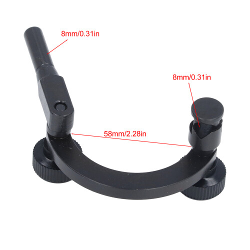 Support d'indicateur à cadran semi-circulaire, acier, arc de 8 mm pour indicateurs de cadran 1