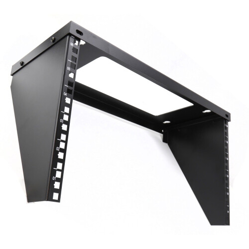 kenable Wall Mounted Bracket 6U Rack 19 inch for Vertical Home/Office/Studio Wall Fixing