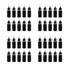 60Pièces Flacons Noir En Plastique Pour Colle Huile DIY