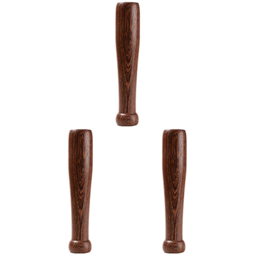 3Pièces Pilons En Bois Muddler Cuisine Marron Outils Ail