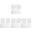 12Pièces Inserts Couches Bébé Réutilisables Absorbants En 1